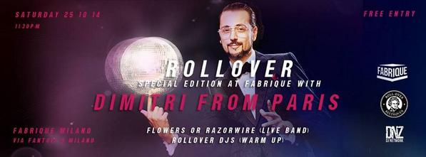 FabriqueMilano's tweet photo. 25-10 @rollovermilano Special Edition + @DimitriParis
#viaspettiamo al @FabriqueMilano per una #specialnight http://t.co/n7krcyQXnF