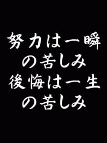 おもいつきbot 努力は一瞬の苦しみ 後悔は一生の悲しみ Http T Co Vyvygypgy5 Twitter