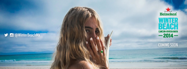 YoAmoPlaya's tweet photo. #PlayaLovers próximamente @WinterBeachMx en Cancún #ComingSoon @Heineken_MX http://t.co/iXyQZOYBiv
