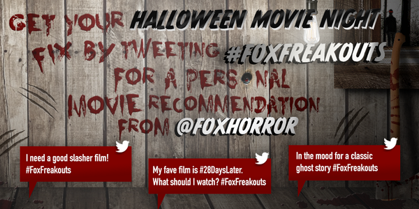 20thHorror's tweet photo. Sometimes you need a good scare; we have you covered! Tweet your mood with #FoxFreakouts for a movie recommendation. http://t.co/RktyhFjt1m