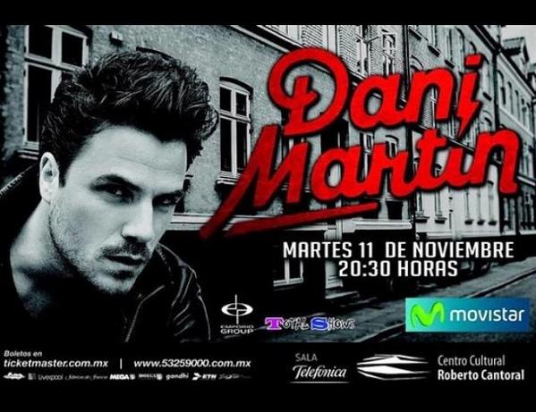 ElRingShow's tweet photo. Están listos para el concierto de @_danielmartin_ el proximo 11 de noviembre en #DF? RT http://t.co/KEaQnBLN5M