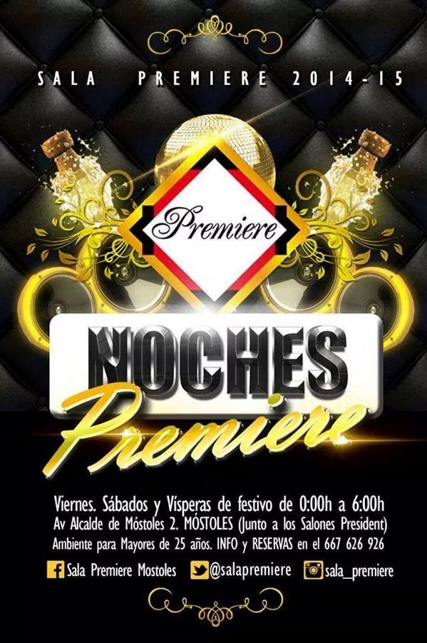 danielpremiere's tweet photo. vuelven las NOCHES PREMIERE ven a @salapremiere a disfrutar de nuestras mejores noches http://t.co/BQG2GOM7bO