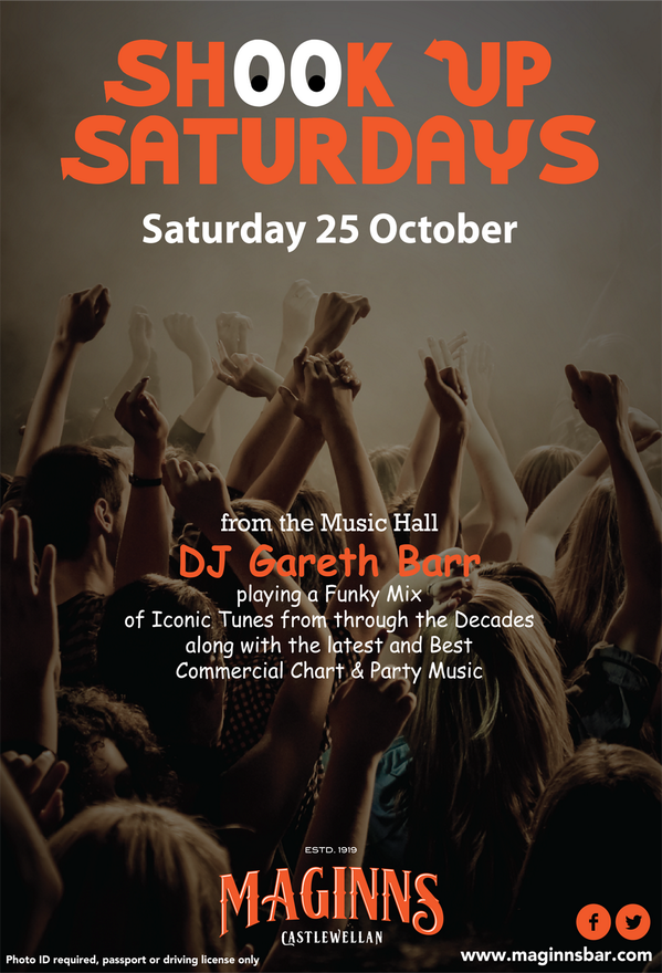 Maginnsbar's tweet photo. he's back - @djgarethbarr is back in @Maginnsbar this Saturday for #ShookUpSaturdays 
#WhosHappyWithThis http://t.co/dWZweK8Ocl