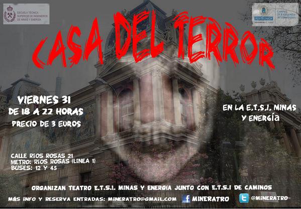 Ven el dia 31 a la casa del terror de la <a href="/ETSIMINAS_UPM/">seenechka</a> !!!