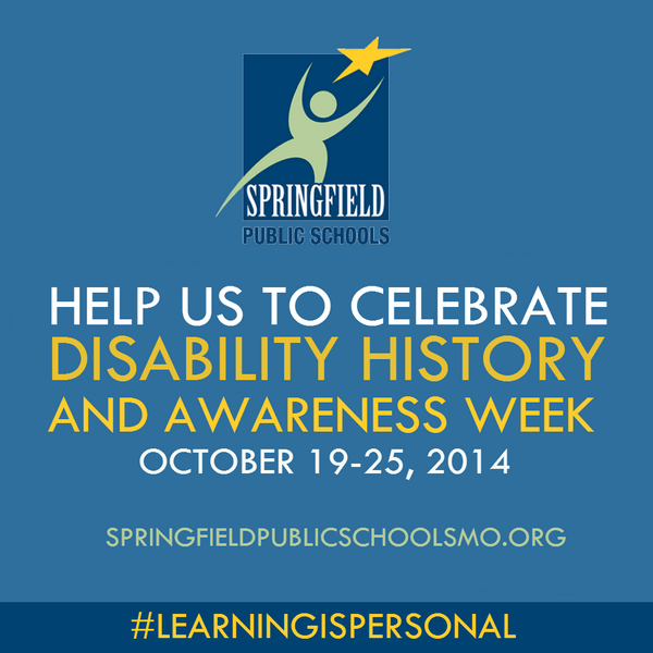 officialSPS's tweet image. How are you celebrating Disability Awareness and History Week at SPS? #learningispersonal