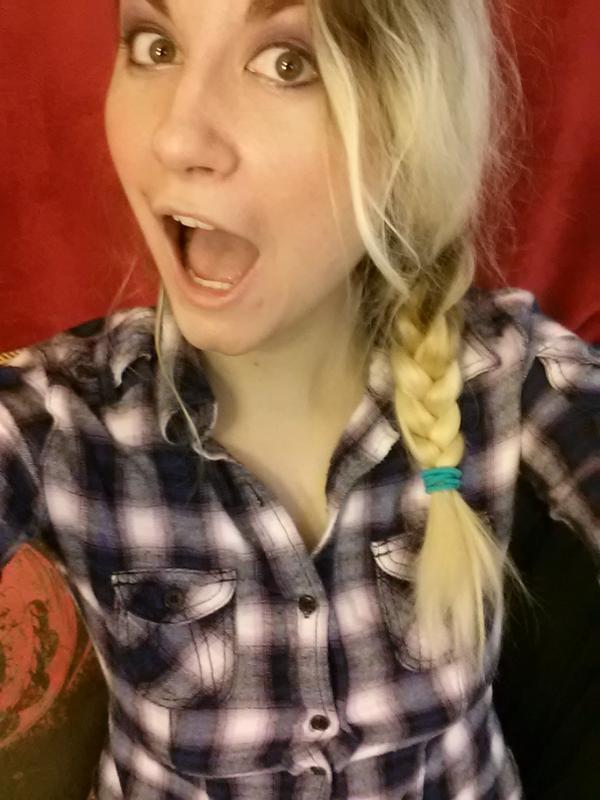 Lana_Isley's tweet photo. I think if I breathe deeply enough my tits will just bust out of this shirt.... http://t.co/V3EbW420in
