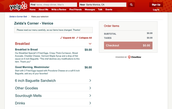 Congratulations to our portfolio company <a href="/ChowNow/">ChowNow</a> on partnering with <a href="/Yelp/">Yelp</a>! “<a href="/cwebb227/">C Webb</a>: ChowNow + Yelp : ) ”