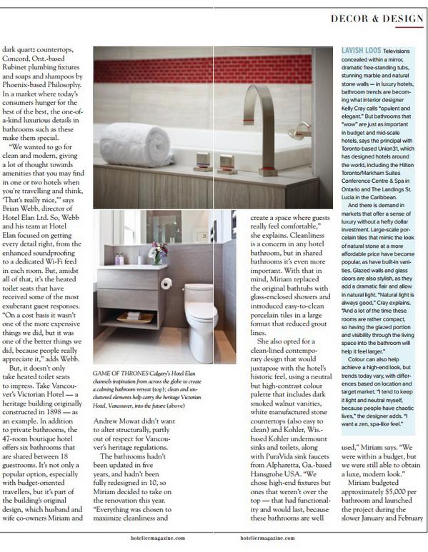 U31design's tweet image. WASHROOMS THAT IMPRESS @cray_ative gives insight on the #design details travelers look for @Hoteliermag #luxuryloo