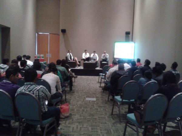 INJUCAM's tweet image. Representándonos participa @gerardoRovi en el Foro Por Un Consumo Ordenado De Bebidas Alcohólicas.