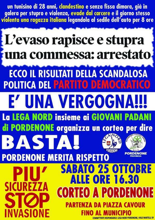 M_Fedriga's tweet photo. Chi viene sabato 25 ottobre a Pordenone per far capire che vogliamo sicurezza? Io ci sono! Ps: grazie a @robyfattori http://t.co/4yK369JsrB