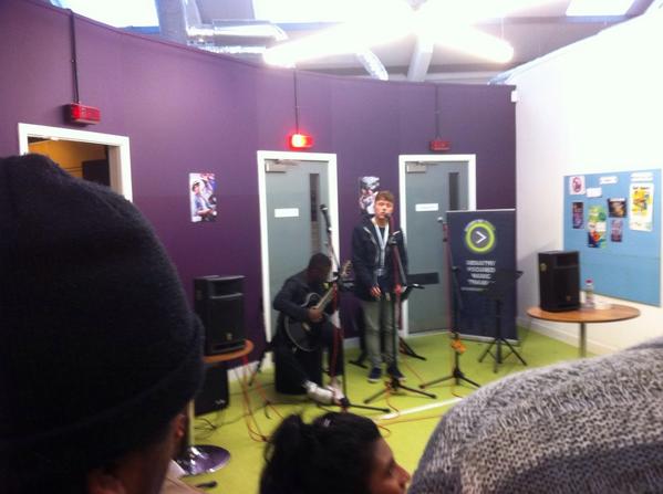 DifferentAnglez's tweet photo. @FoyerFedDannyJ great venue for @PUT_Brum event @PopUpTalentUK @ATMBirmingham music playing everywhere #imlovinit http://t.co/DaZeLaNqQJ
