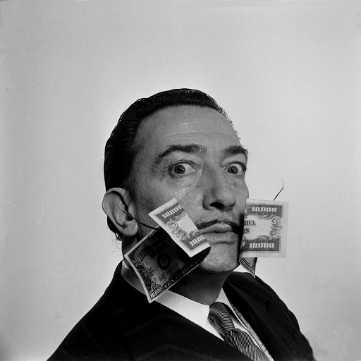 Check Out What Salvador Dali Looked Like  in 1954 