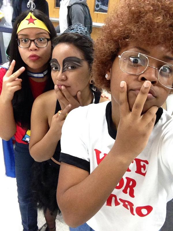 marivella_'s tweet image. Character Day. Killin&apos; it. #SpiritWeek2014