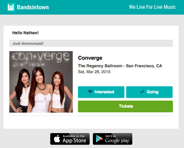 nateincarnate's tweet photo. Hey @Convergecult @deathwishinc , @Bandsintown announced you're coming to town. I'm into the new look. http://t.co/a4QYqsgYGR