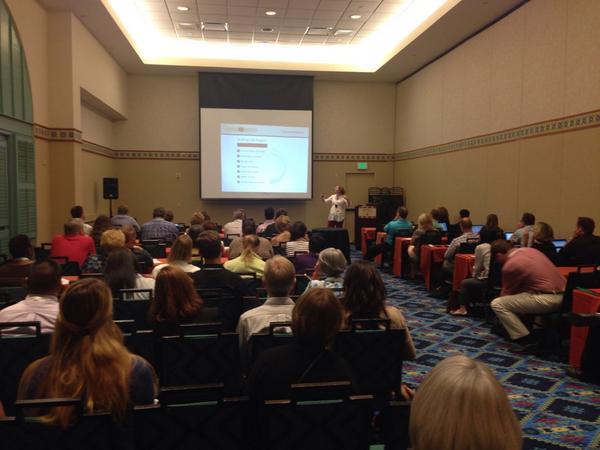 aptify's tweet photo. Debbie Hanger's session on data management and governance is packed! Should be a good one! #AUC2014 @ASAEcenter http://t.co/436bo2n5V6