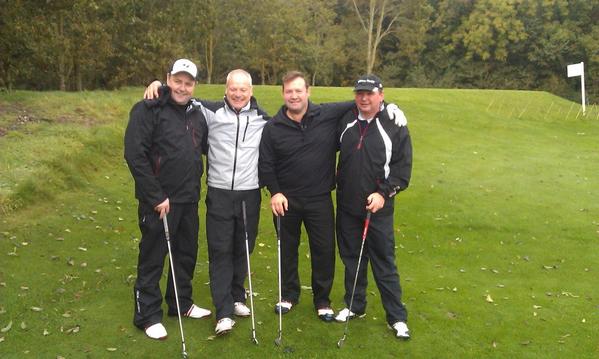 The winning team including Rugby World Cup winner Mark Regan MBE from Waregrain Group's recent golf day!!  ⛳️