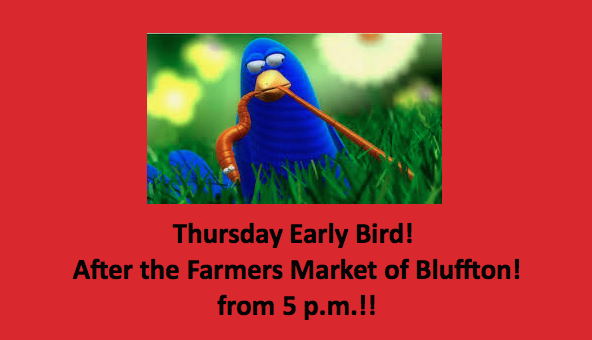 COTTAGEBLUFFTON's tweet photo. Join us on Thursday for early bird dinner. #thecottagebluffton http://t.co/TBvAWw8F8j