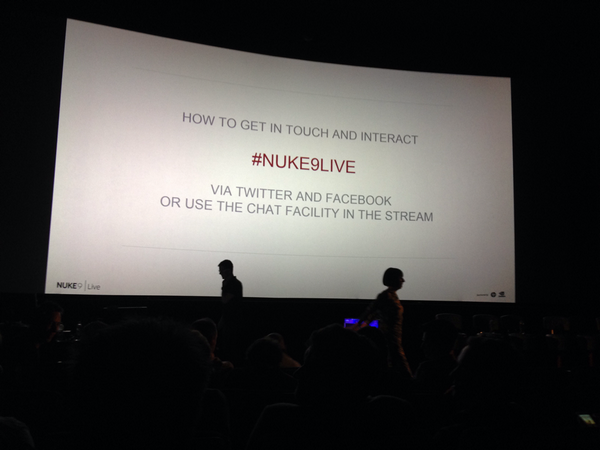 nukestation's tweet photo. Pumped to be at the #NUKE9LIVE event!!! Ready to see the awesome! @TheFoundryTeam http://t.co/ZbW6lL2WWH