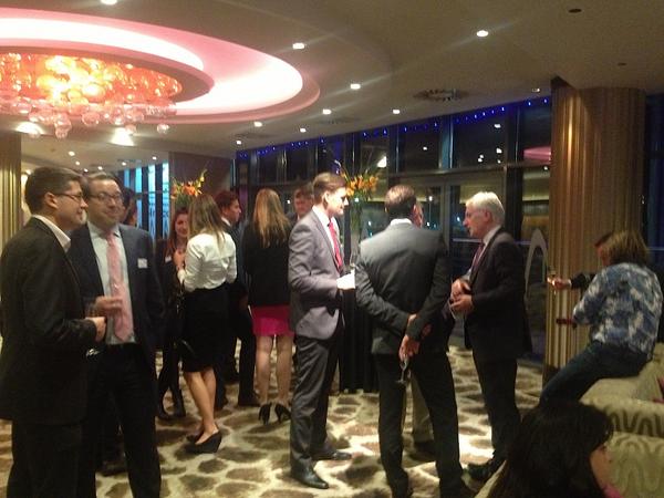 The night is still young at our drinks event!