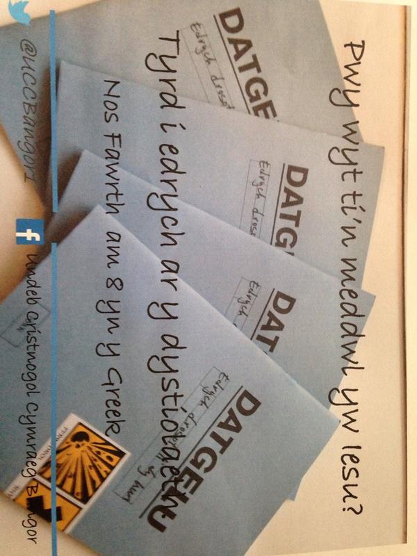 Heno am 8 yn y Greek gyda <a href="/UCCBangor1/">UCCBangor</a> . Tyrd i erdych ar y dystiolaeth #datgelu