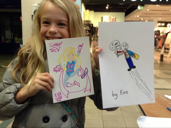 comicartkids's tweet photo. #WDUD @comicartfest more brilliant artwork from emerging young stars at the We Draw U Draw event. http://t.co/gE75b0nX9W