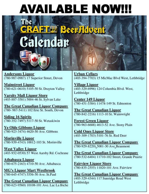 andersonsliquor's tweet photo. We NOW have them! Visit one of our locations near you before they sell!! #beeradvent #craftbeer http://t.co/N35fxsAqwe