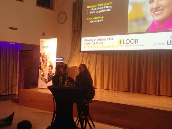 floorHvA's tweet photo. Het is een indrukwekkende avond bij @floorHvA met @MoviesMatter @UAFnl #studentsthatmatter. 2e film was #chicagogirl http://t.co/w3OQQ4idbp