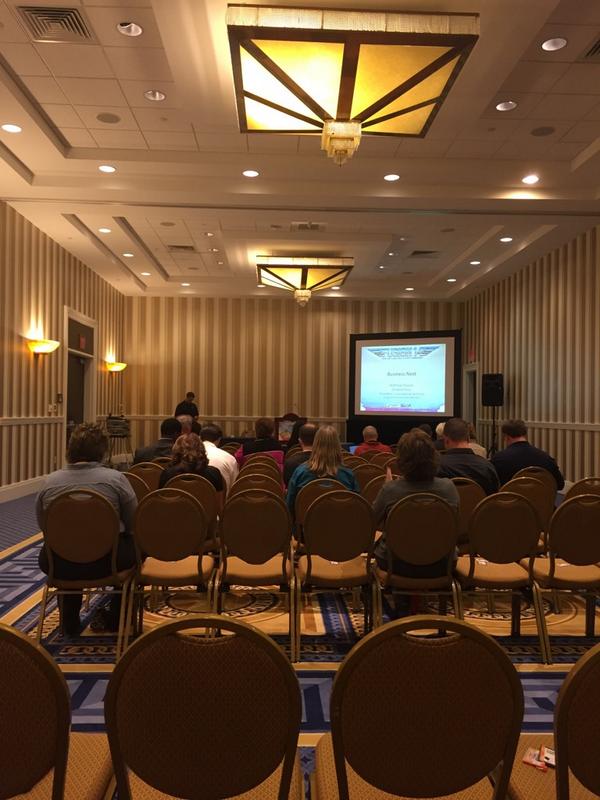 DougRezabek's tweet photo. @VigilantGuy is about to tell it like it is. #SMFUSION14 Chesapeake 9 @ISM4IT http://t.co/zqoYob8lPk