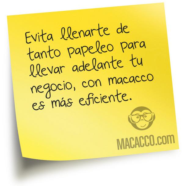 MACACCOdice's tweet photo. Regístrate y prueba Macacco por 30 días totalmente gratis. http://t.co/EYDip0FFqP http://t.co/DuK4zjJ0S2