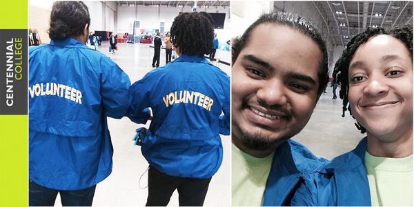 CentennialTODAY's tweet photo. A big thanks goes out to volunteers like Rodwell Anderson & Chantel McKie who made this event possible #OCIF2014 http://t.co/Usg5BRkn2I