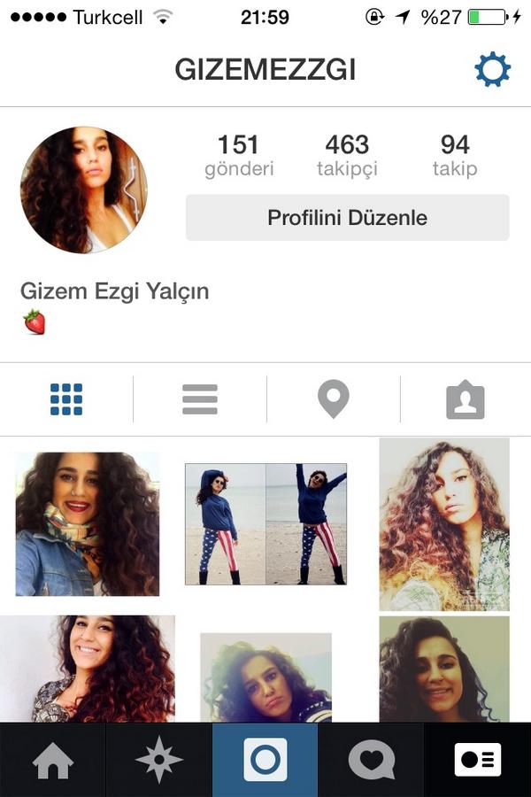İnstagram hesabım bekliyorummm 😊😊