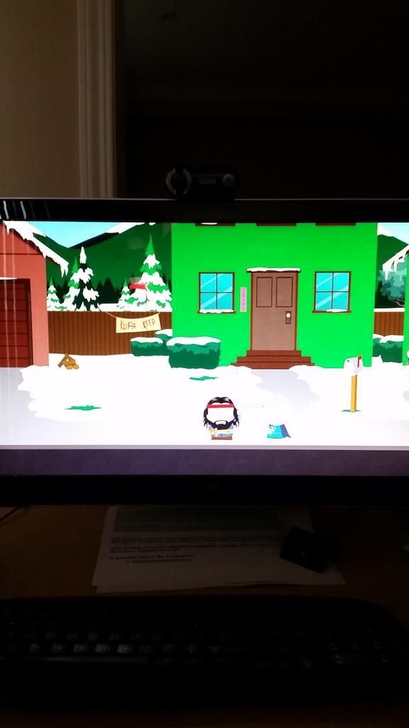 guwxp_'s tweet photo. Time to fart on some balls once again @SouthPark #2ndTimePlaying #StickOfTruth http://t.co/bgU8I1EORz