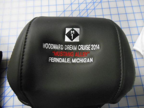 CantonEmbroider's tweet photo. Custom Head Rests http://t.co/oSEJu0Xswz