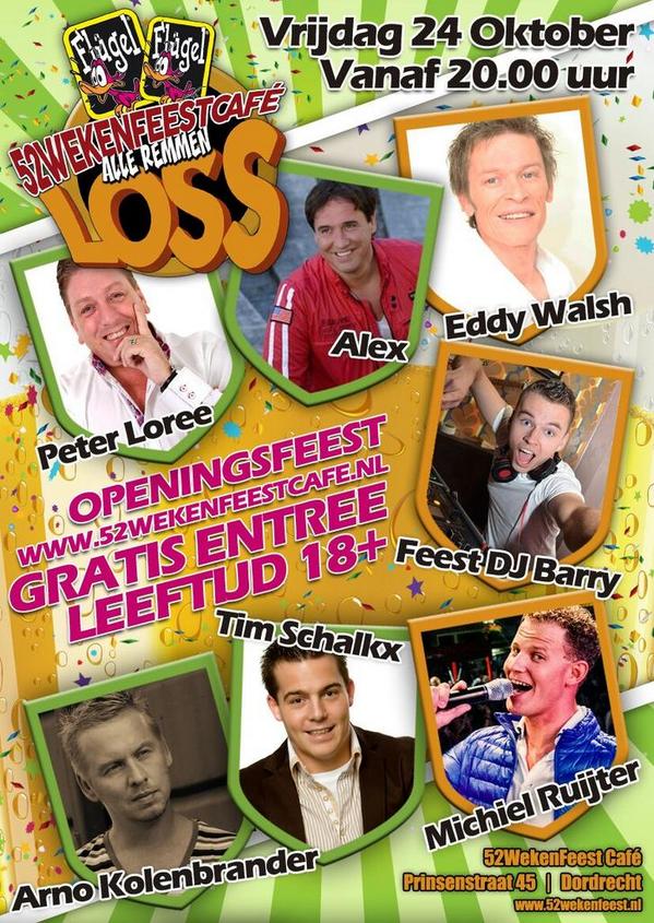 TimSchalkx's tweet image. A.s vrijdag party time in het @52WFCafe