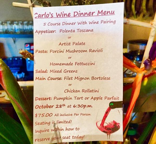 CarloTrattoria's tweet photo. Seats are booking up fast, dont forget to call in your reservation or ask for details! 845-447-1600 http://t.co/TV6gxYw1w0