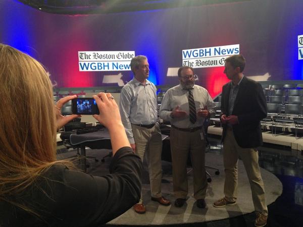 GBHNews's tweet photo. The Scrum sets up a pop-up shop in the #MaGov14 debate forum. #InstaScrum #PopUpScrum @dbernstein @reillyadam @Kadzis http://t.co/DarsudCbmv