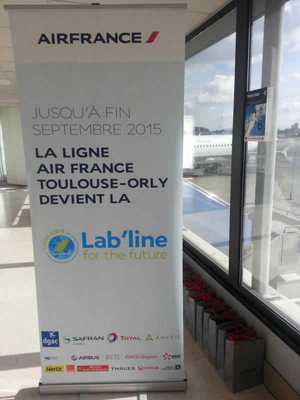 Matymen's tweet image. Retrouvez mon LT du vol #biocarburant #DD d'@AirFrance en remontant le hashtag #LabLine ! L'aéro française au top :)