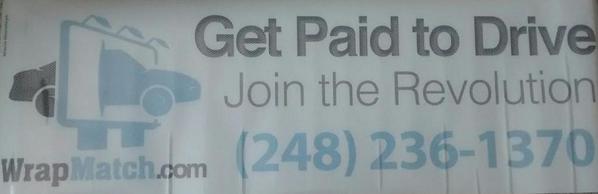 morazaya's tweet photo. #getpaidtodrive while you RideAlong, Join me on the Revolution!!, call now @wrapmatch and you'll see ;)
#yourewelcome http://t.co/Kwc2NyR9xT