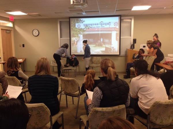 Rachel_mph's tweet photo. MPH class or professional acting class? You tell me! @IH887_BU #ih887 #labor #delivery http://t.co/YKHgLGqlu0