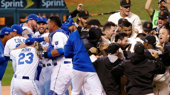 DYST_Now's tweet photo. PREVIEW: Who do you have winning the 2014 World Series? #Royals or #Giants? See who we have: http://t.co/arw7Yu7pXr http://t.co/HYBklTqoCp