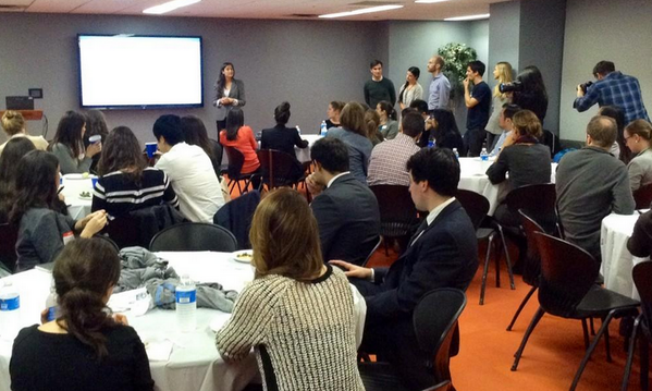 ChangeOrgs's tweet photo. Thanks to @NYUSternSEA and @CommonBond for an awesome event! #cbsea #socent @EdonOphir @khillier @mattangriffel http://t.co/nwBUbejkV6