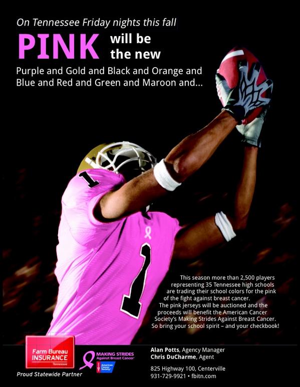 In just 3 short days HC will take on Waverly in their pink jerseys!! RT to spread the word! #FBITNpinkout 👊