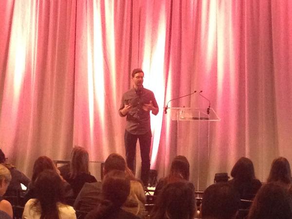 mkthinktank's tweet photo. Keynote by @davegilboa of @WarbyParker at @FashDig  #FDNY2014 http://t.co/nnq56UQ9Ok