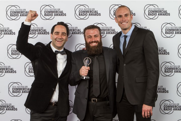 meatacular's tweet image. 2 in a row for Best Comedy Segment at the Aussie Radio Awards! @fitzyandwippa @Wippa @FitzySA #acras2014