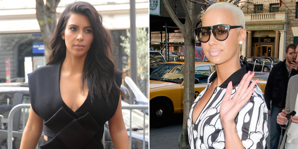 Born On The Same Day, Kim K And Amber Rose Are Still Killing It In Their 30s:  
