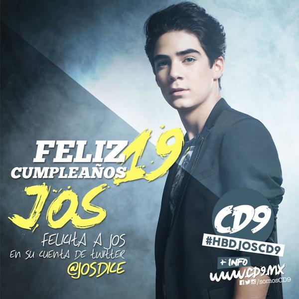 sonymusicmexico's tweet photo. ¡Feliz cumpleaños a @JosDice de @somosCD9! Y tú, ¿ya lo felicitaste? #HBDJosCD9 http://t.co/SSUMU7bWHA