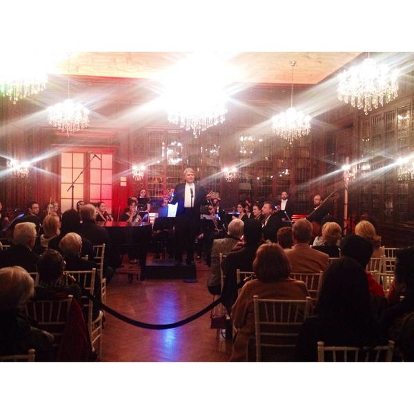 RestoCAguy's tweet photo. Magic! RT @CasaLomaToronto: The Maestro takes the stage to introduce the #TorontoConcertOrchestra for #FallSymphony http://t.co/8seIRqjweH