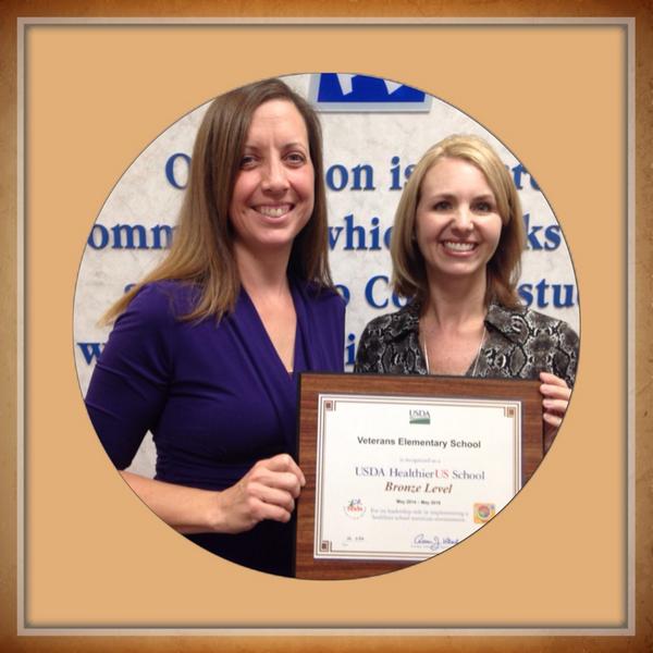 VES earns Bronze Level HealthierUS Award. #vesstaffrocks