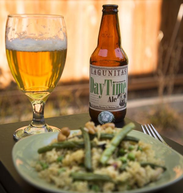 Lunch: Green Curry &amp; Lagunitas Day Time. Spicy Thai adds tropical mango &amp; pineapple notes to each sip of session IPA.