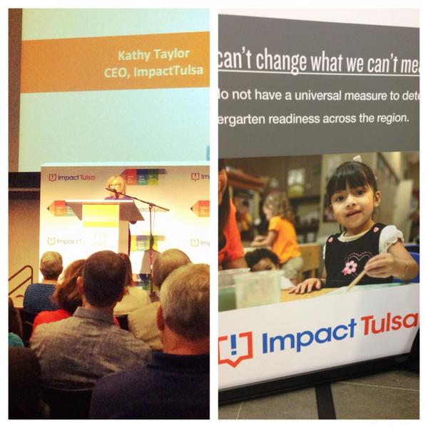 AndreaEger's tweet photo. Initial report release marked by new @IMPACTTulsa initiative to improve educational outcomes. #impacttulsa http://t.co/xUkGADL9Y6